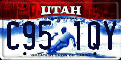 UT license plate C951QY