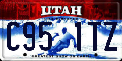 UT license plate C951TZ
