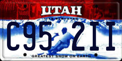 UT license plate C952II