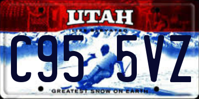 UT license plate C955VZ