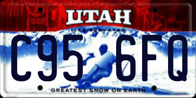 UT license plate C956FQ