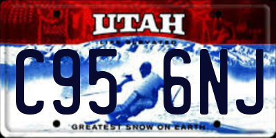 UT license plate C956NJ