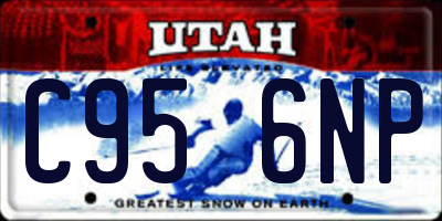 UT license plate C956NP