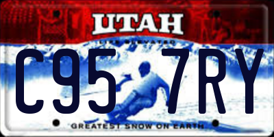 UT license plate C957RY