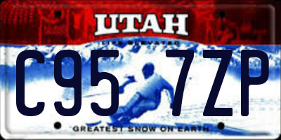 UT license plate C957ZP