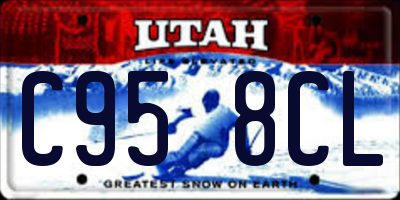 UT license plate C958CL