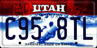 UT license plate C958TL