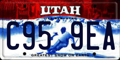 UT license plate C959EA