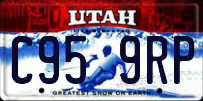 UT license plate C959RP