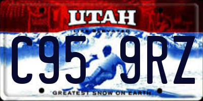 UT license plate C959RZ