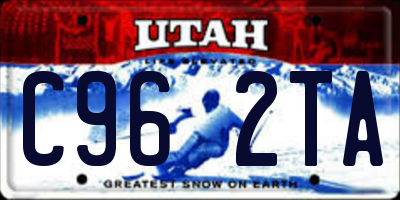 UT license plate C962TA