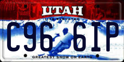 UT license plate C966IP