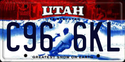 UT license plate C966KL
