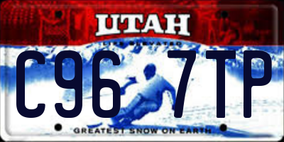 UT license plate C967TP