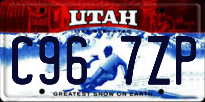 UT license plate C967ZP