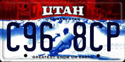 UT license plate C968CP