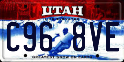 UT license plate C968VE
