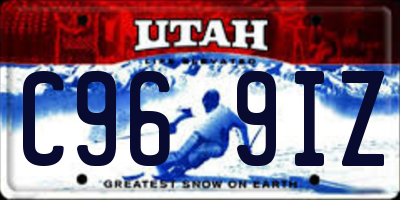 UT license plate C969IZ
