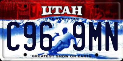 UT license plate C969MN