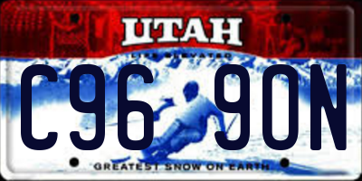 UT license plate C969ON