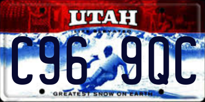 UT license plate C969QC