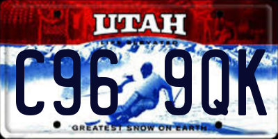 UT license plate C969QK
