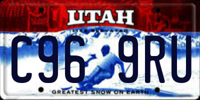 UT license plate C969RU