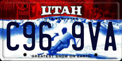 UT license plate C969VA