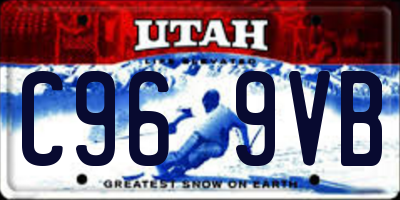 UT license plate C969VB