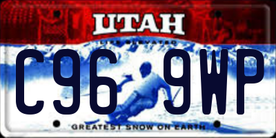 UT license plate C969WP