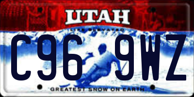 UT license plate C969WZ