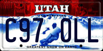 UT license plate C970LL
