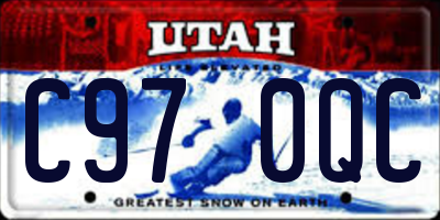 UT license plate C970QC