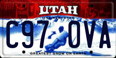 UT license plate C970VA