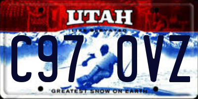 UT license plate C970VZ