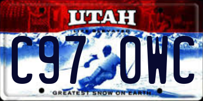 UT license plate C970WC