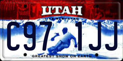 UT license plate C971JJ