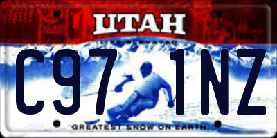 UT license plate C971NZ
