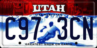 UT license plate C973CN