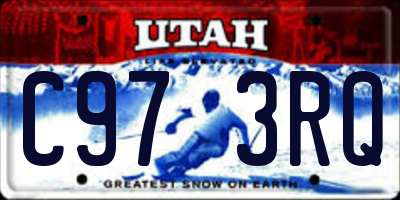 UT license plate C973RQ