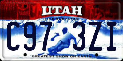 UT license plate C973ZI