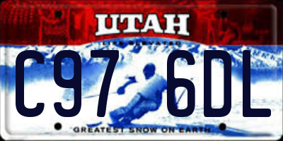 UT license plate C976DL