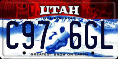 UT license plate C976GL