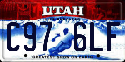 UT license plate C976LF