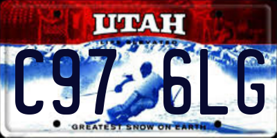 UT license plate C976LG