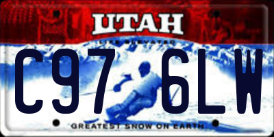 UT license plate C976LW