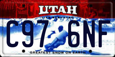 UT license plate C976NF