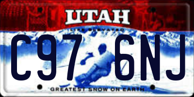 UT license plate C976NJ