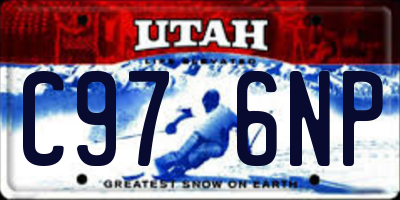 UT license plate C976NP
