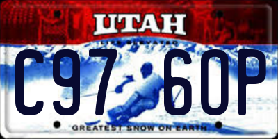 UT license plate C976OP